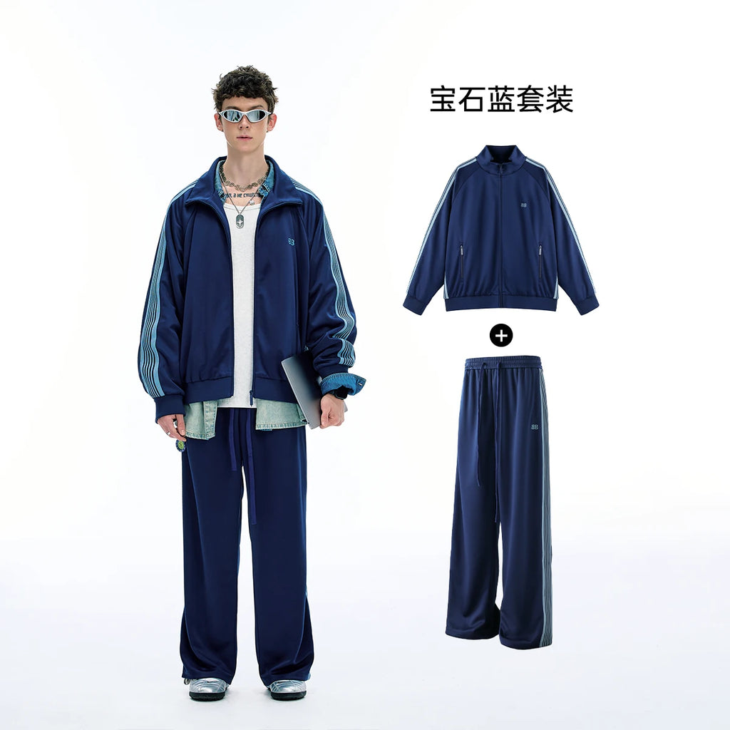 BJHG Three-Stripe Jacket & Pants Set