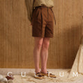 CULTUM Double Pleated Straight Casual Shorts