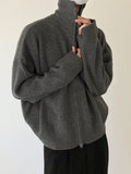COLN Casual Versatile Zipper Sweater