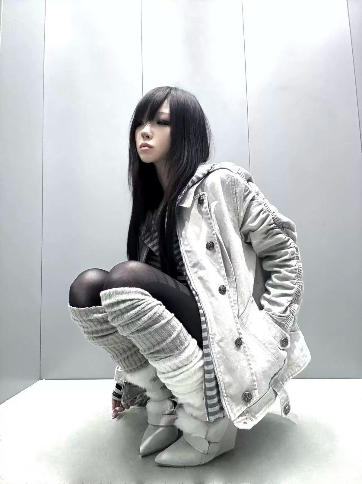 PAIKI 's Sacred Mark 400g Waterproof Slim Fit Jacket