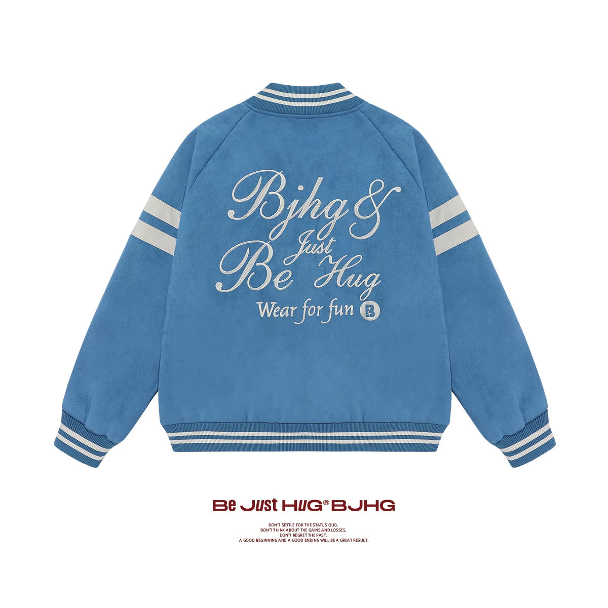 BJHG Embroidery 400g Oversized Baseball Jacket