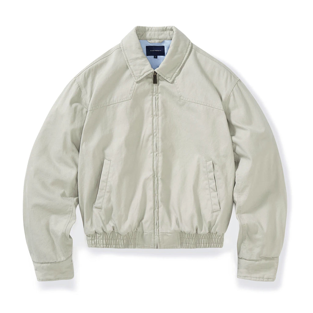 714Street Vintage MA1 Bomber Jacket Washed Cinched-Waist Cropped