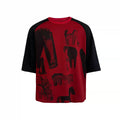 JCAESAR Black Horse 260g Breathable Raglan Tee