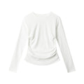 Nariele Waist Slim Slim Short Long Sleeves