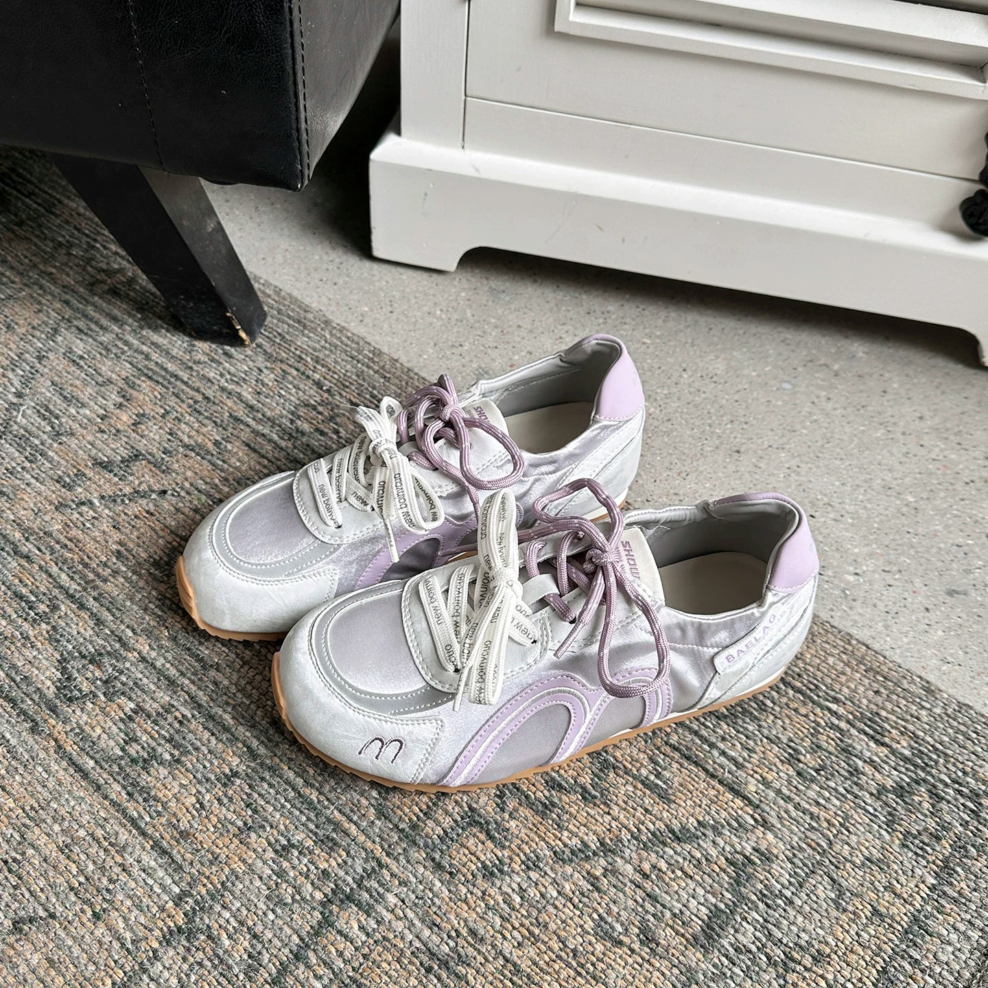Lidaren Produced Chunky Lace-Up Leather Training Sneaker