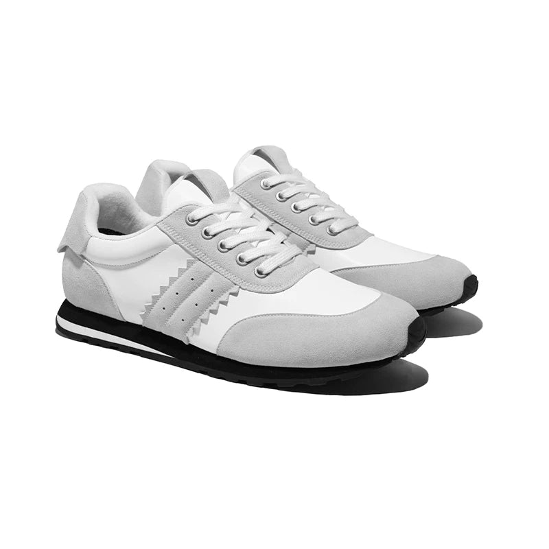 Kami anger Leather Lace-Up Low-Top Sneaker