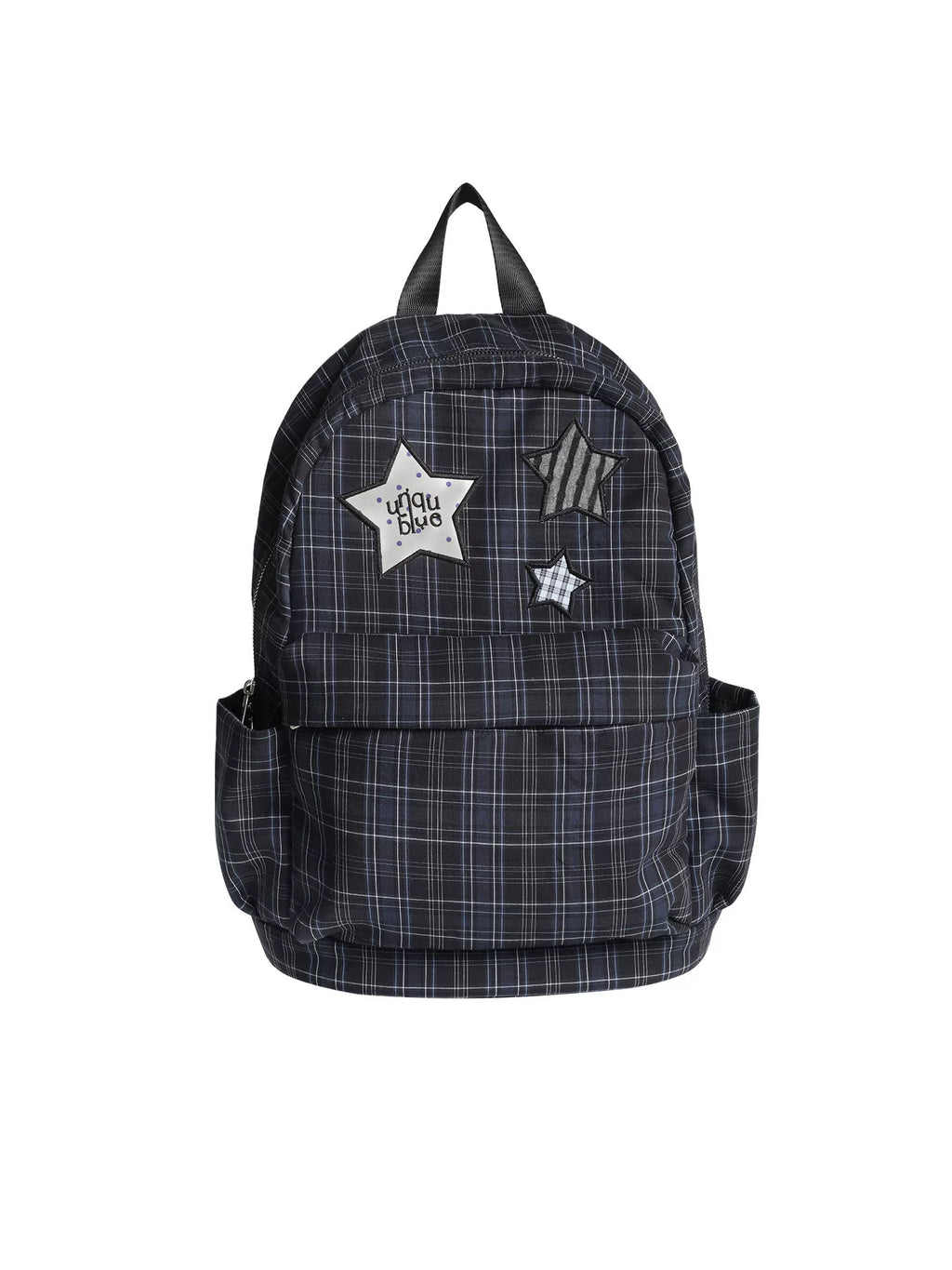 Unique blue Croc-Embossed Faux Leather Zip-Top Backpack
