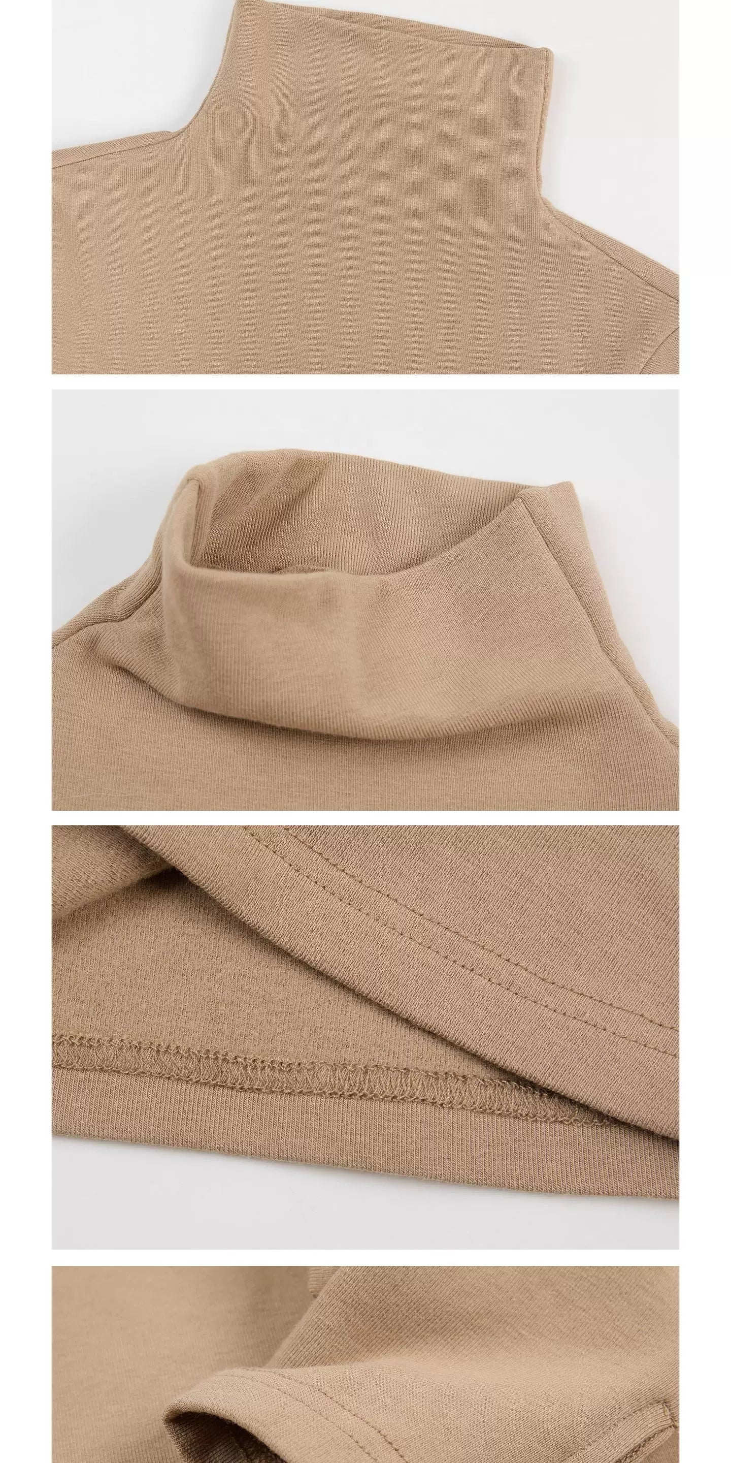 Cherry Melody Turtleneck Knitted Slim Slim Long Sleeves