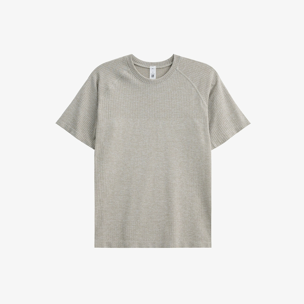 NO LOGO Quick Drying Seamless Jacquard Sports Slim Tee