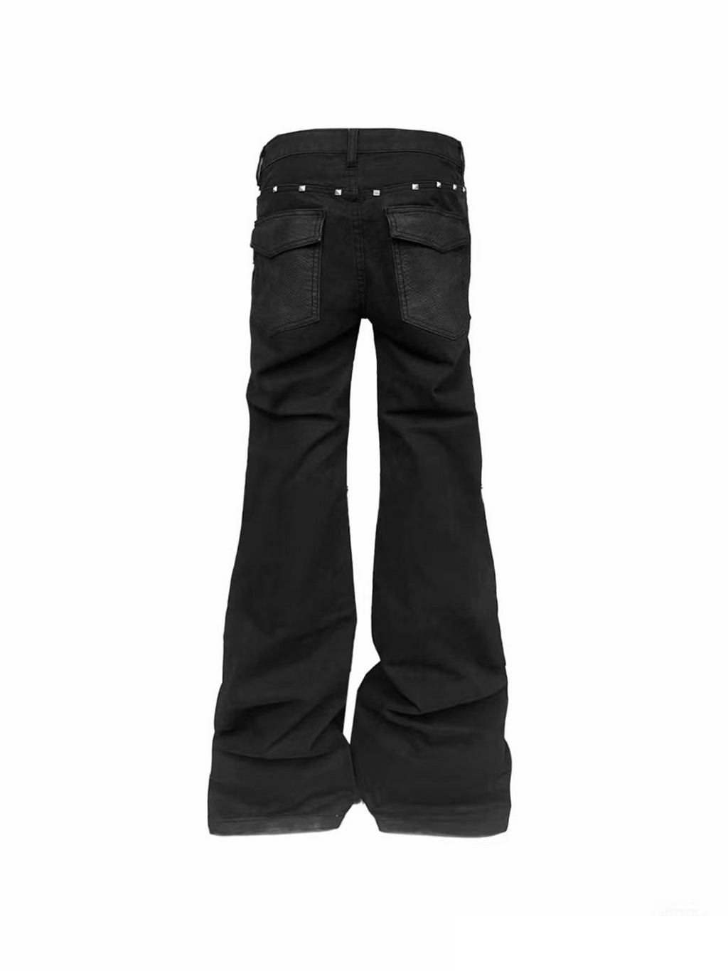 DETW Snakeskin Wash Mid-Rise Tapered Jeans