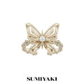 SUMIYAKI Butterfly Key Ring Set - Gold-Plated Adjustable Ring Set
