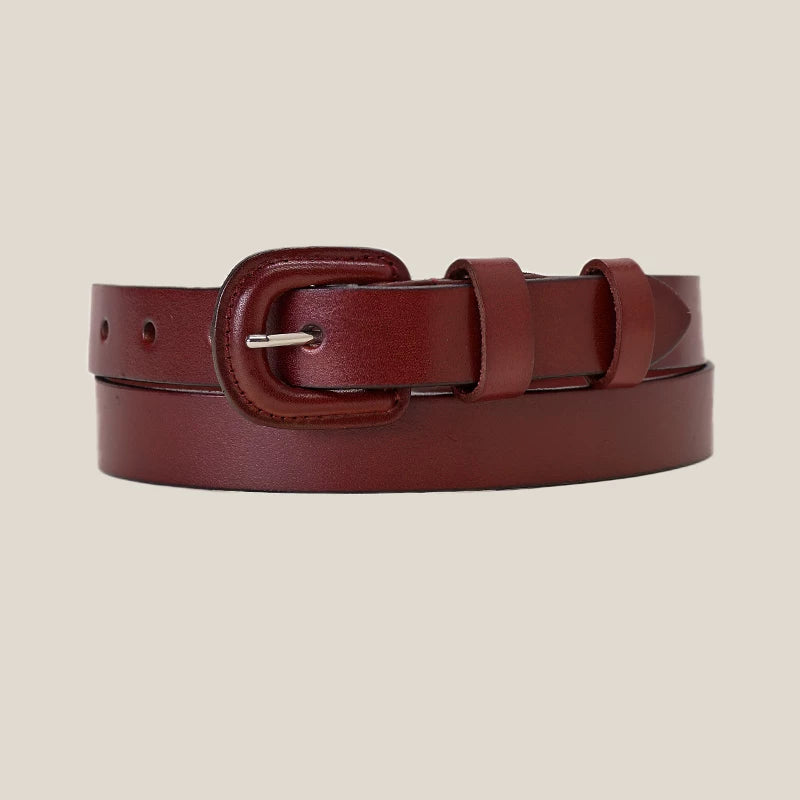 CULTUM Leather Vintage Pin Buckle Belt