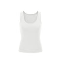 Inflation High Elastic Threaded U-Neck Suspender Bottom Shirt