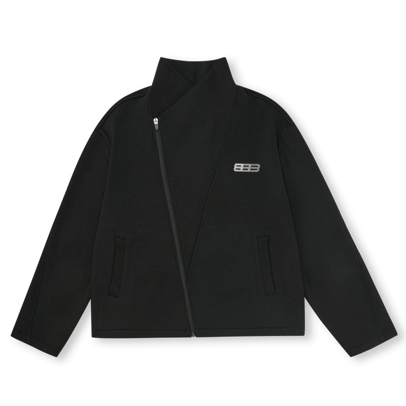 FPA Diagonal Cut Turtleneck Short Jacket