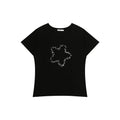 FUNKYFUN Silver Star Boxy Tee