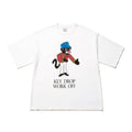 SUPERTOFU Panther Doorman Hand-Drawn Welcome Loose Tee