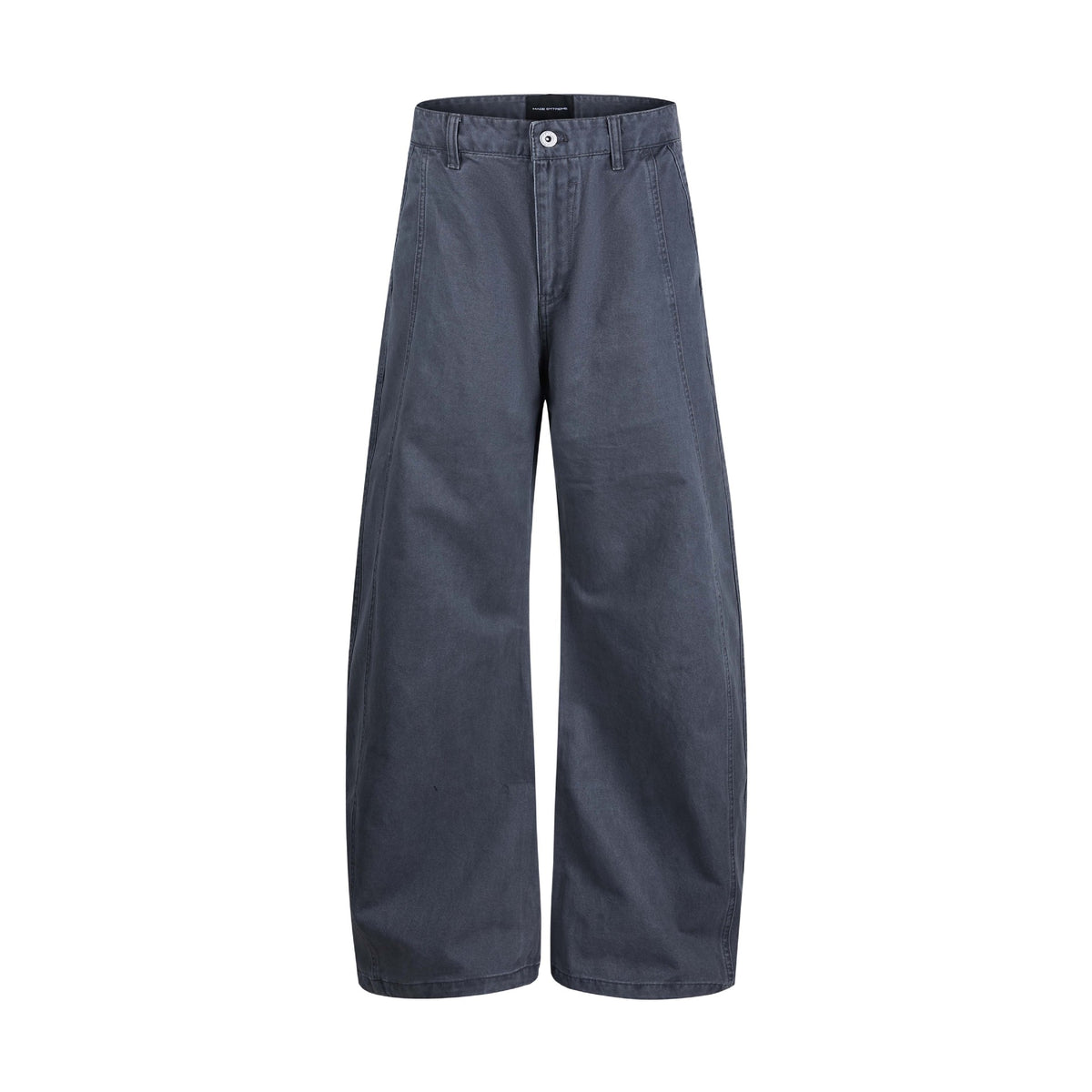 MADEEXTREME American Muscle Washed Patchwork Wide-Leg Pants