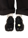 6CRAYON Waxed Calfskin Lace-Up Tabi