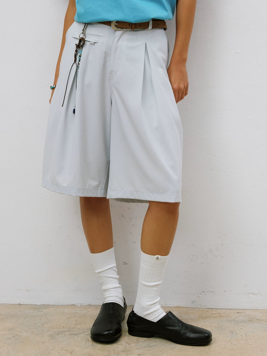 LR MADE 26SS 180G Cool-Touch Pleated Shorts