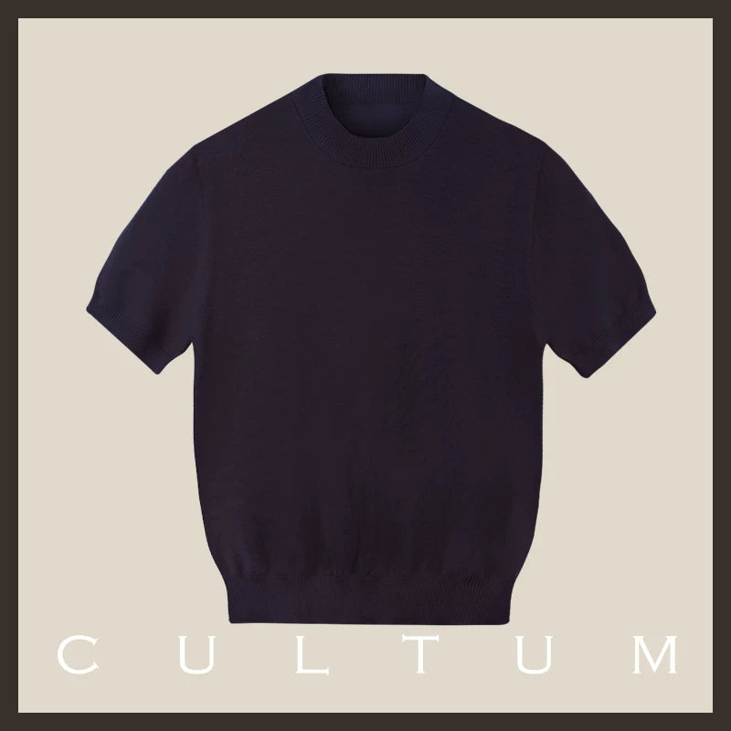 CULTUM Lightweight Breathable Casual Knit Tee
