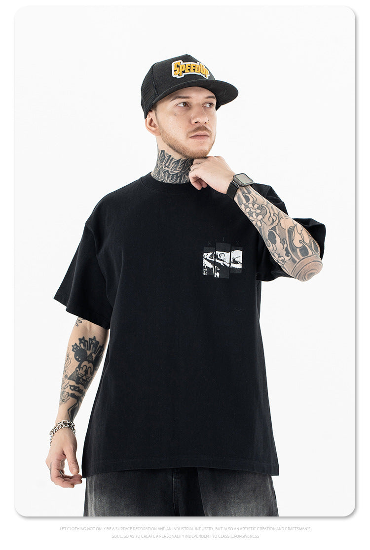 FORGIVNESS Illustration Printing Short Sleeve Tee