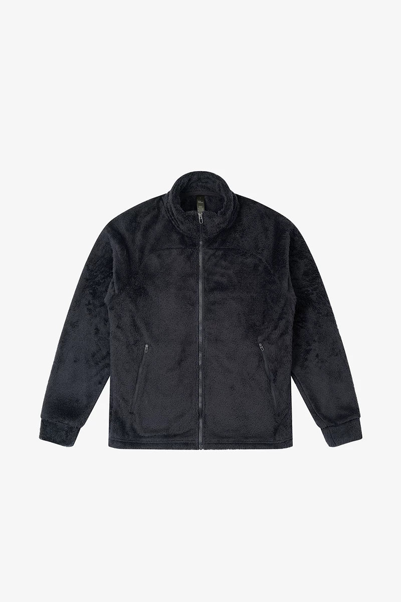 No Logo Heattech Zipper Fleece Jacket