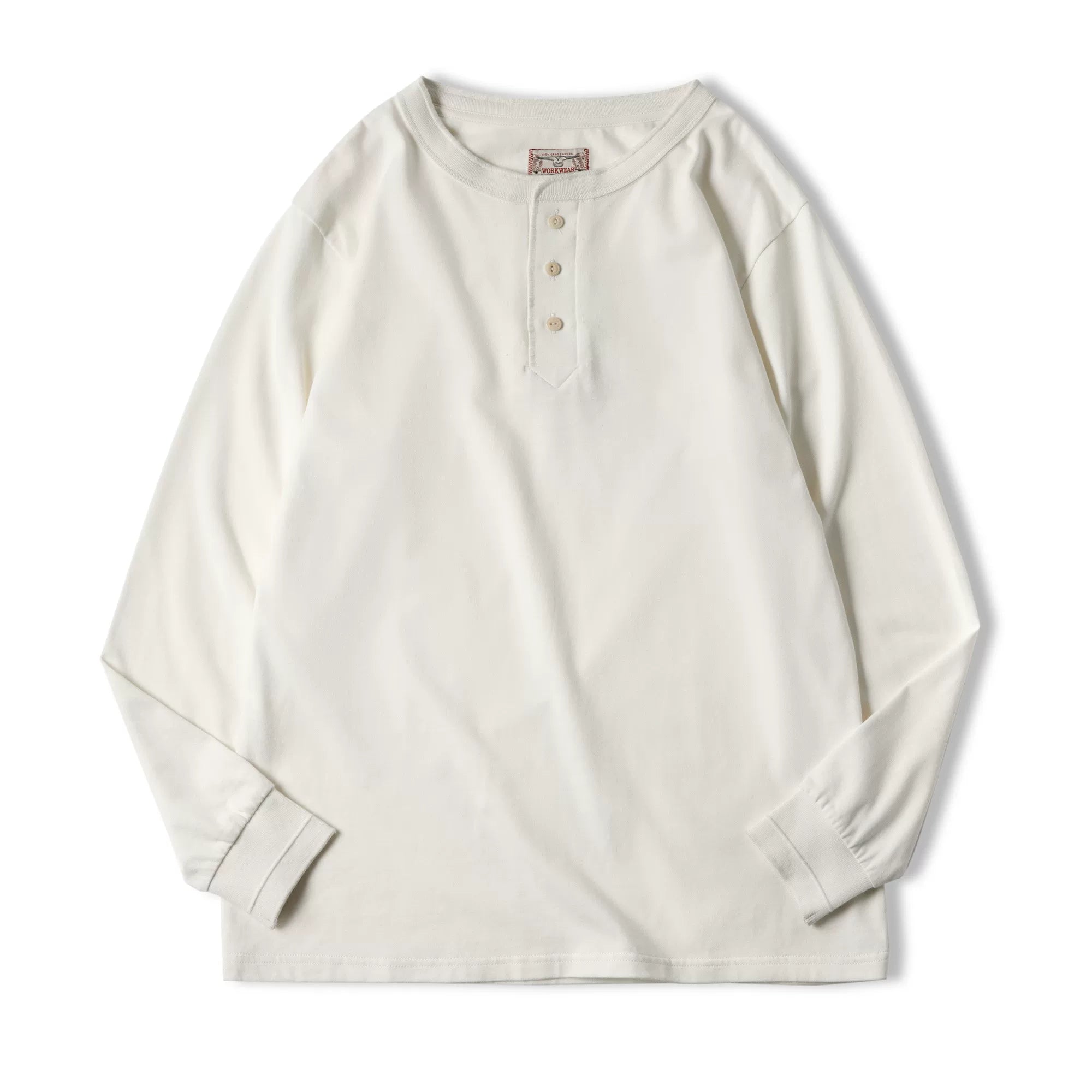 Madden retro long-sleeved Henry shirt