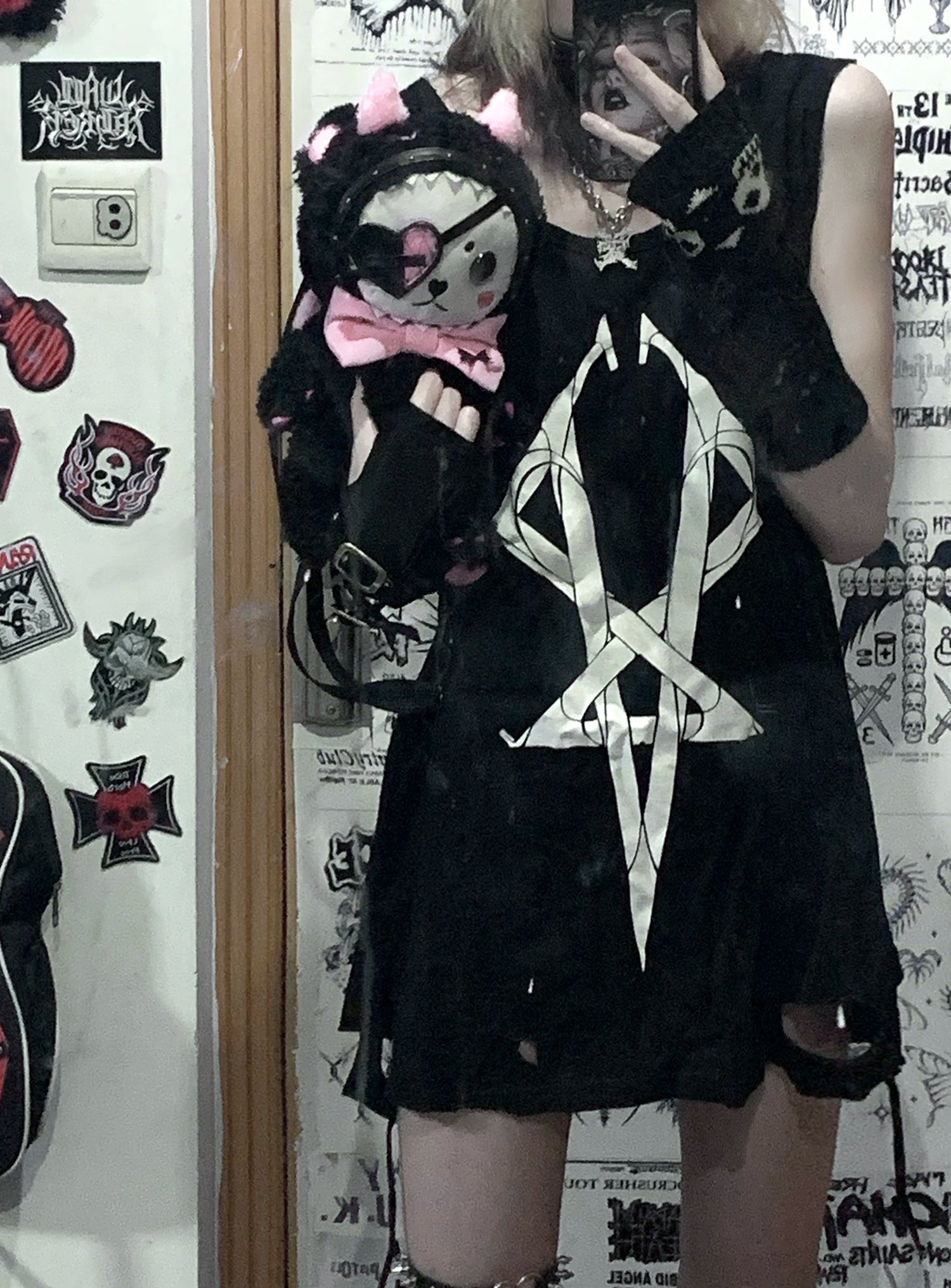WETBODY Dark Punk Loose Sleeveless Vest