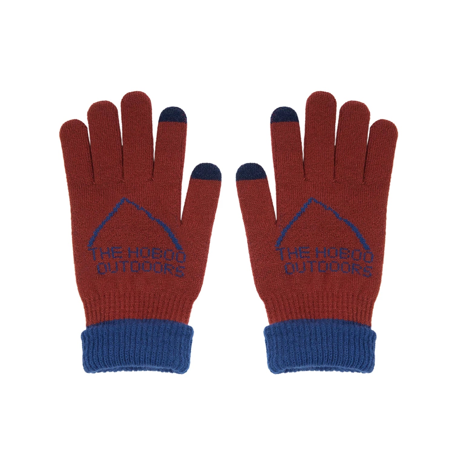 THE HOBOO Jacquard Knitted Wool Gloves