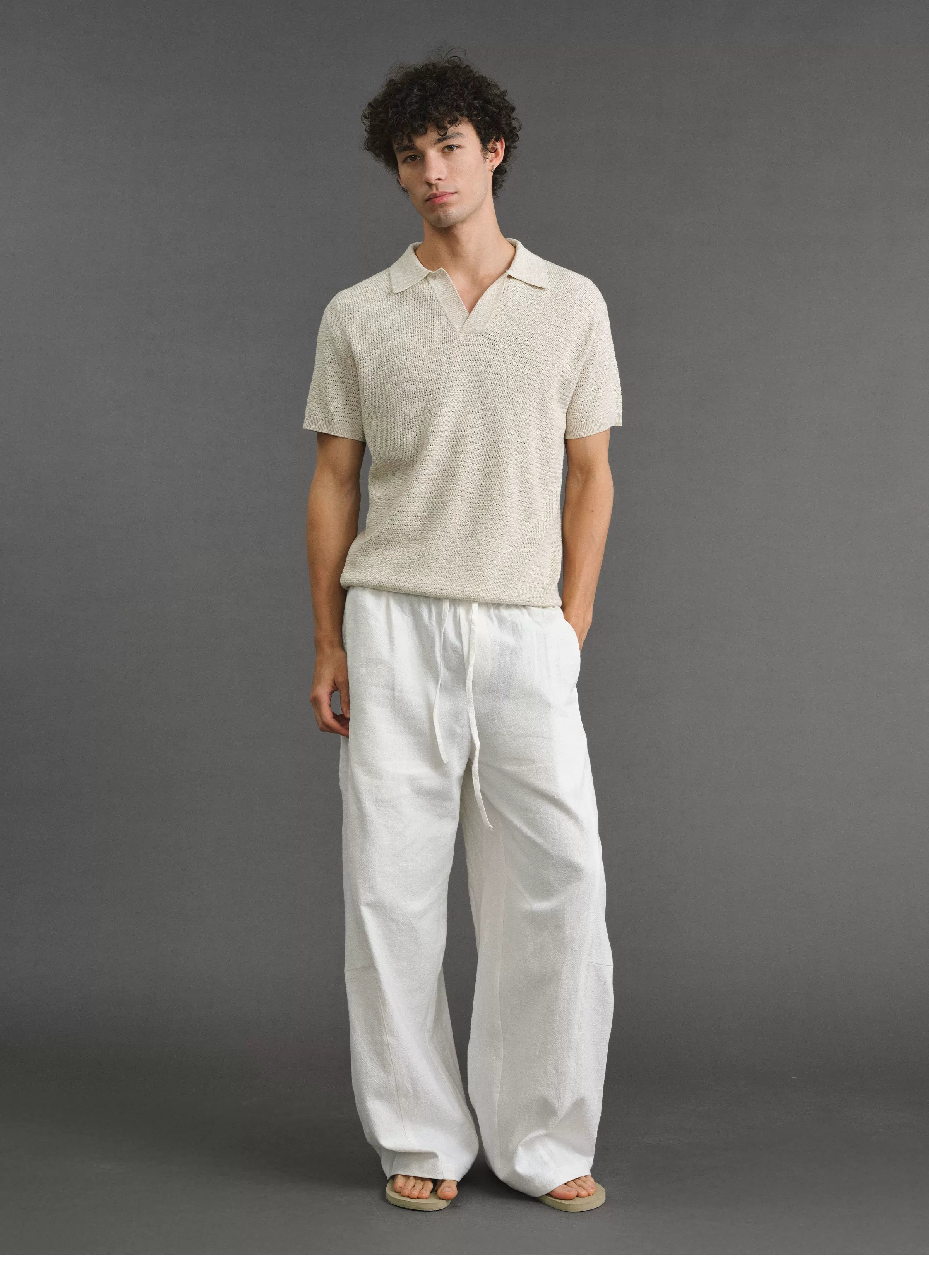 VLABMADE Breathable Italian Seagull Collar Knitted Short Sleeve Polo