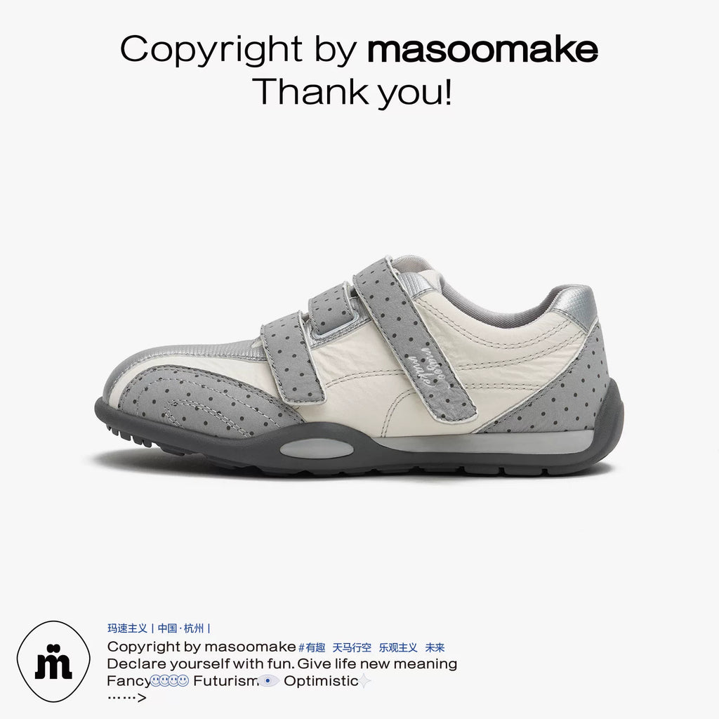 MASOOMAKE Canvas Velcro Low-Top Sneaker