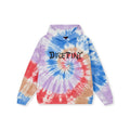 DICETINY Tie-dye Swirl Print Hoodie