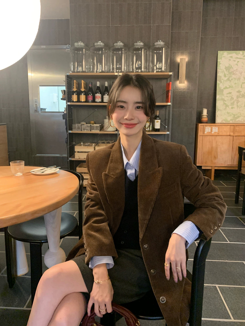 Pusumederetro Corduroy Suit Outwear