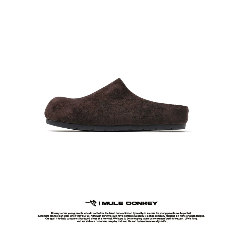 Donkey Velvet One Pedal and Half Tow Bag Head Lazy Birkenstocks