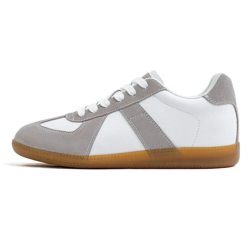 MADEN Leather Lace-Up German Army Trainer Sneaker