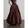 INDULGE Luo Color-Spun A-Line Bubble Hem Midi Dress