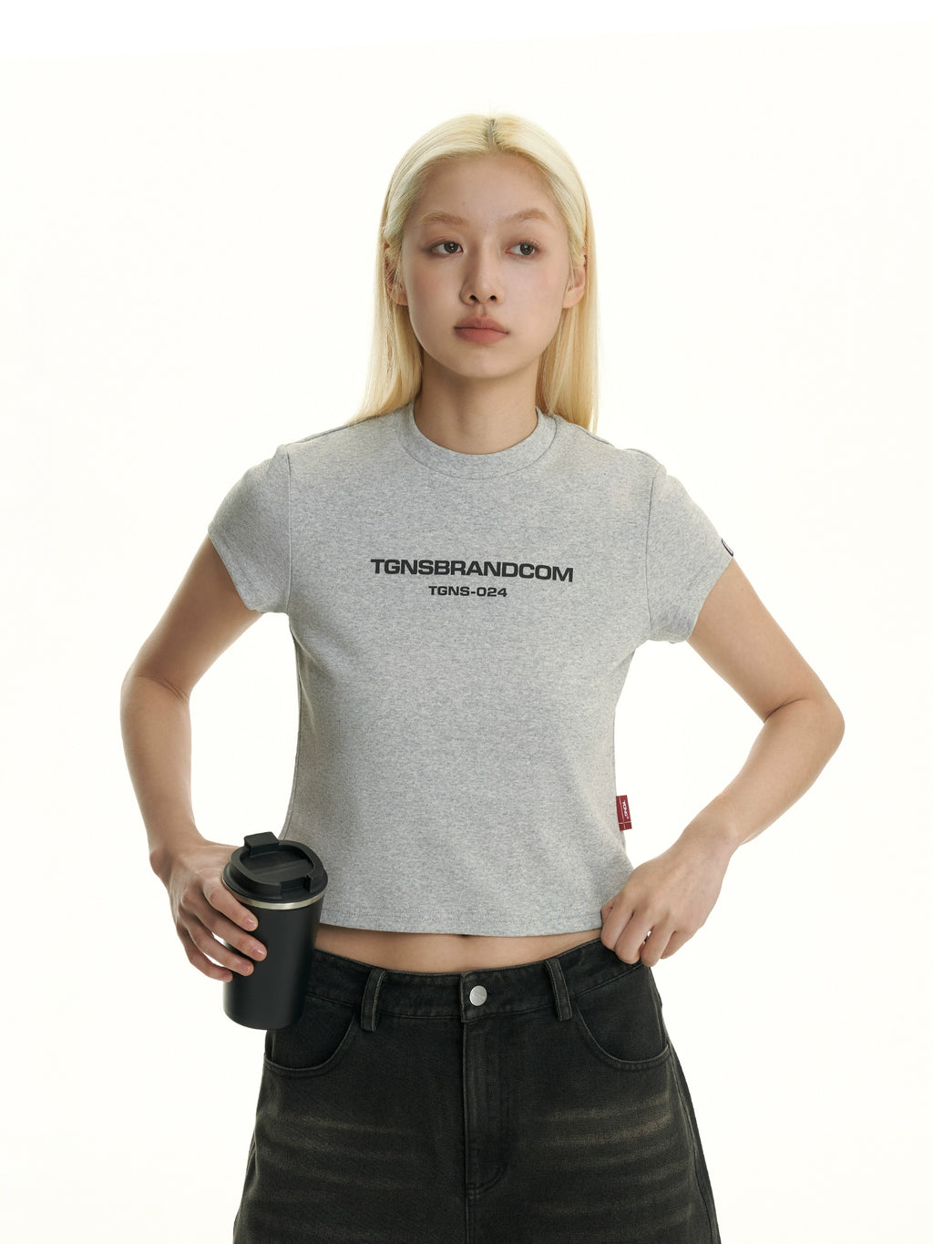 TGNS Front Shoulder Retro Slim Tee