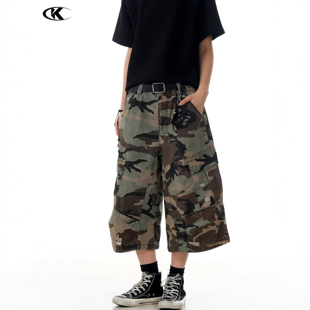 11KN Camouflage Loose Tooling Shorts