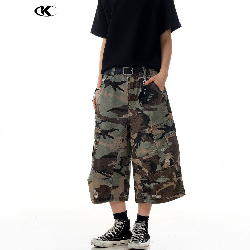 11KN Camouflage Loose Tooling Shorts