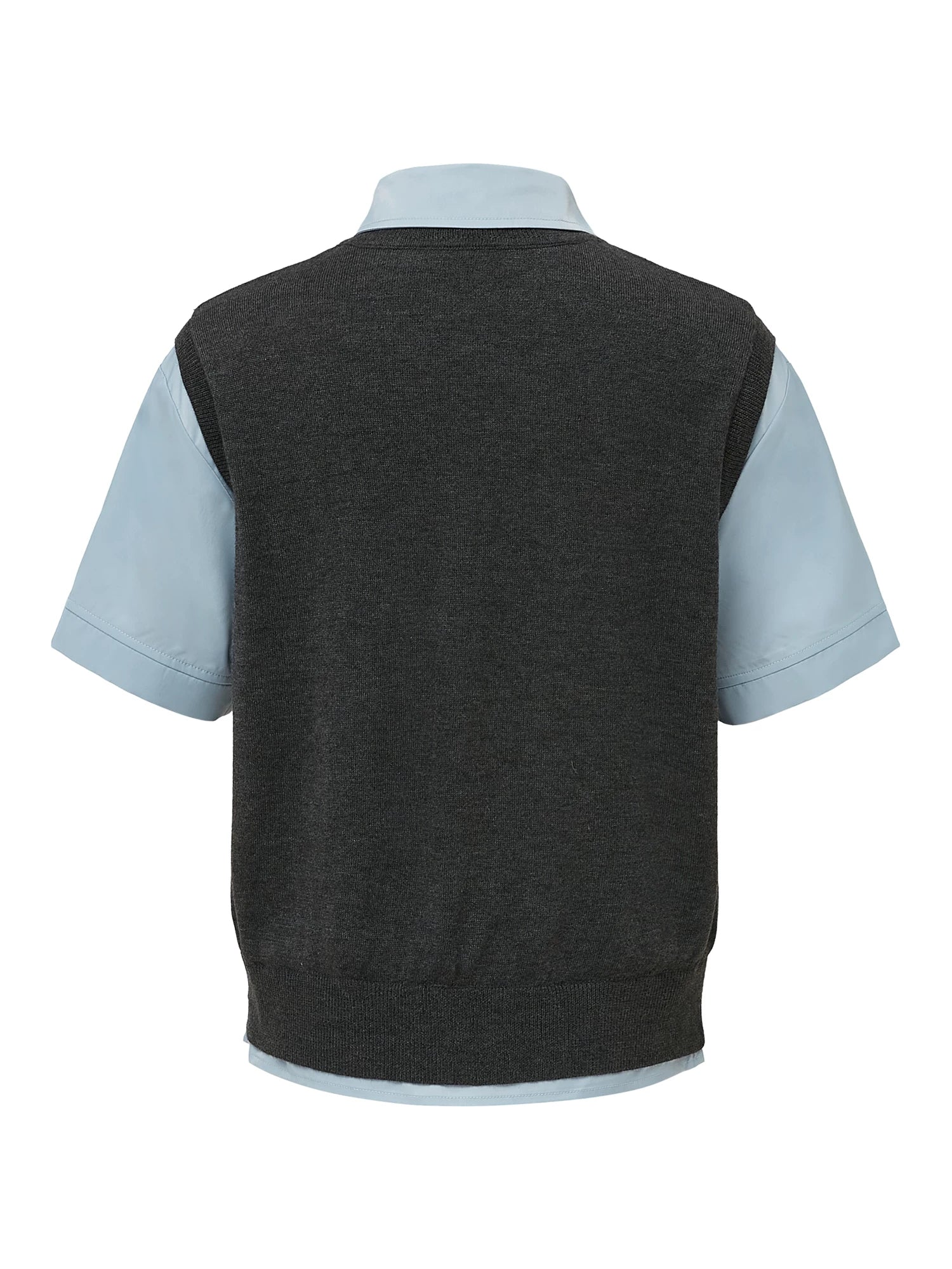 TAICHIISM Casual Knitting Splicing Tee