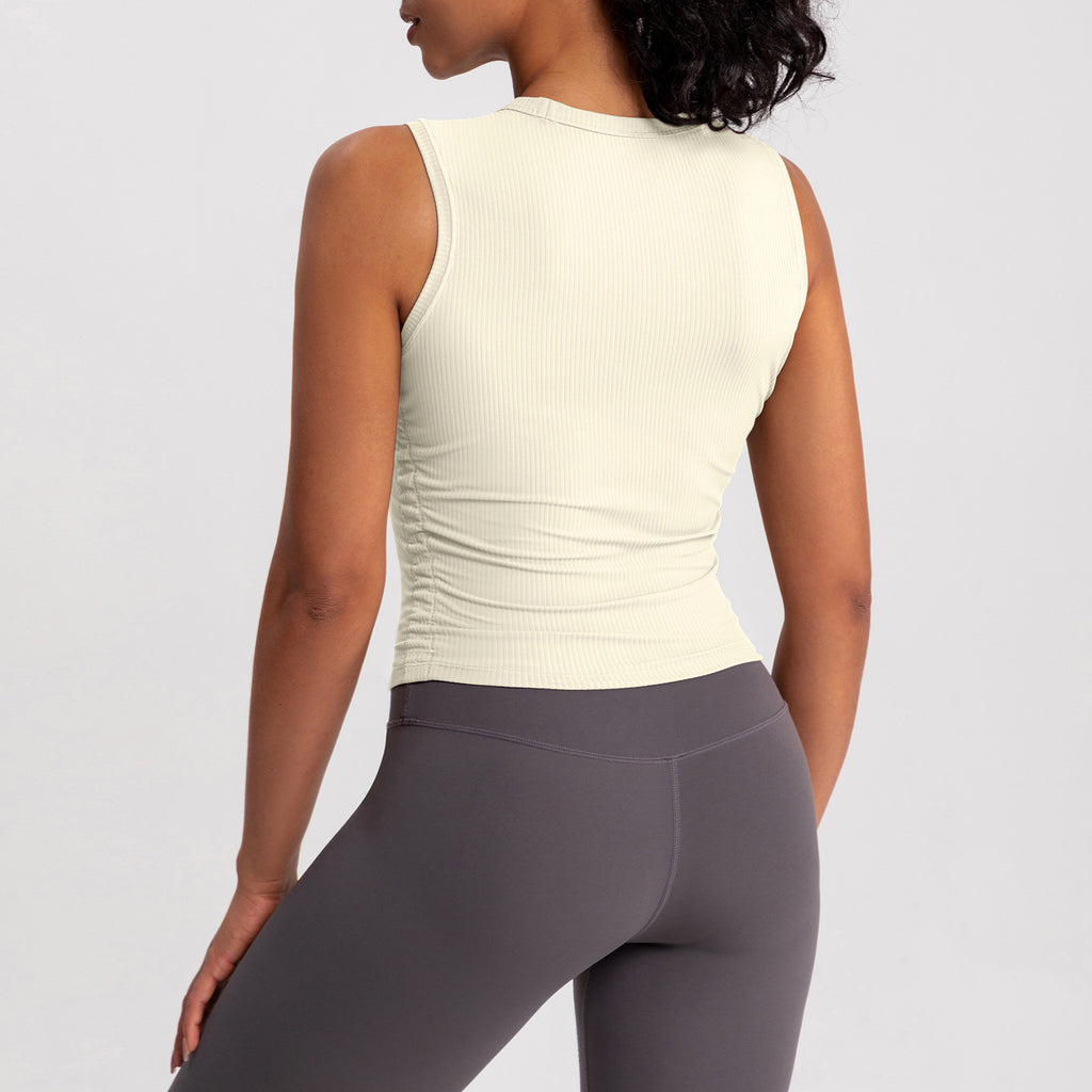 Athena Lulu Pleated Sports Naked Fitness Yoga Suit