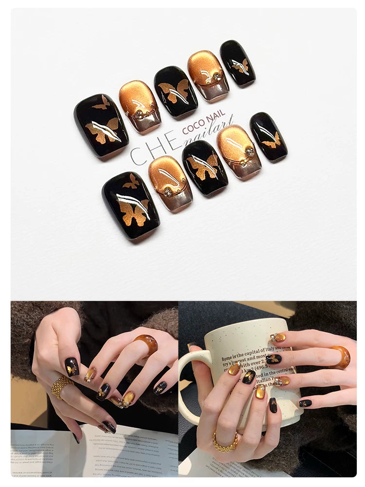 CoCo Light Luxury Premium Handmade Nail Art Wear Nail Art