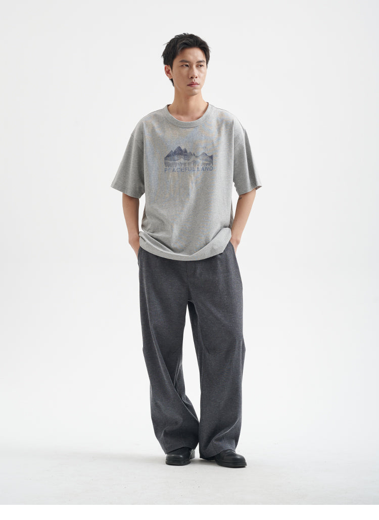 BUTTBILL 25SS Mountains non-sensory water pulp Sorona UPF50 Tee