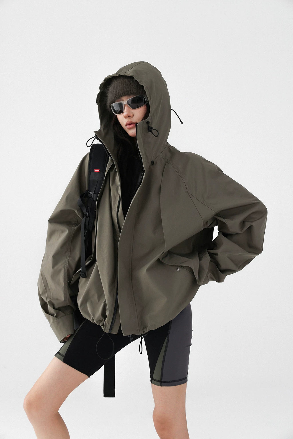 Acestudios Fleece Hooded Tooling Jacket