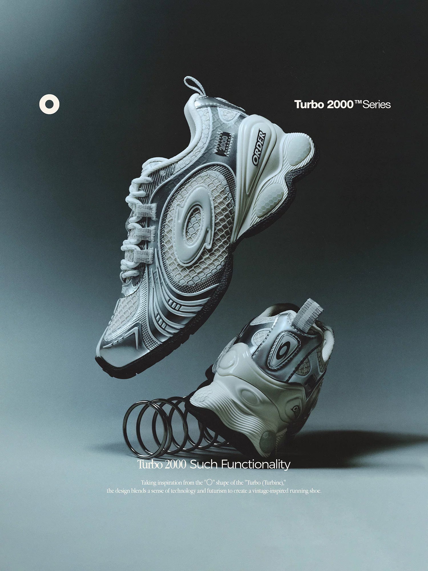 OLD ORDER Mesh Metallic Lace-Up Sneaker