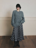LULUSWINGS Vintage College Plaid A-shaped Skirt