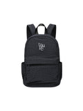 Unique blue Embroidered Canvas Zip-Top Backpack