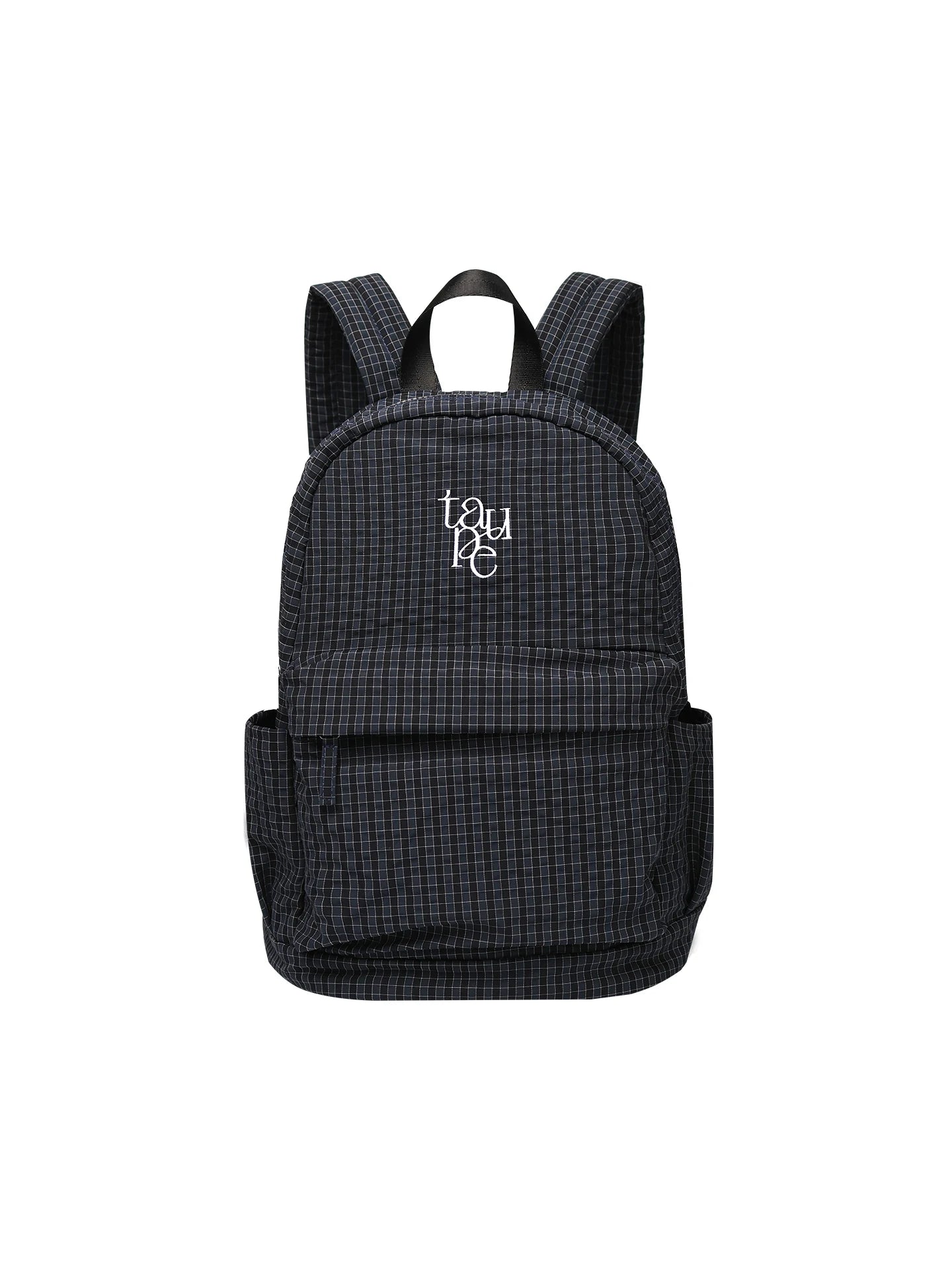 Unique blue Embroidered Canvas Zip-Top Backpack