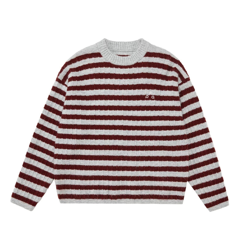 FPA Striped Crewneck Knit Sweater