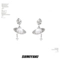 SUMIYAKI Pearl Spinning UFO Earrings